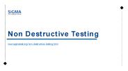 Non Destructive Testing