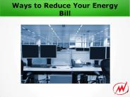 Ways to Reduce Your Energy Bill