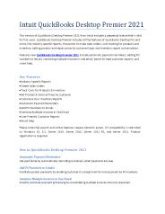 Intuit QuickBooks Desktop Premier 2021