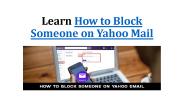 Blocking Someone on Yahoo Mail? Here’s How!