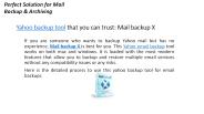 Download Yahoo Email Backup Tool
