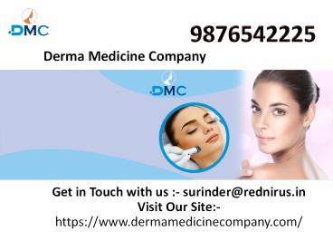 Derma Products | Derma Franchise Company