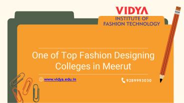 Fashion Designing Course in Meerut | Best Colleges for Mass Communication (2)