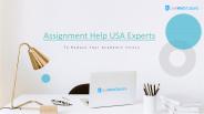 Assignment Help USA Experts To Reduce Your Academic Stress