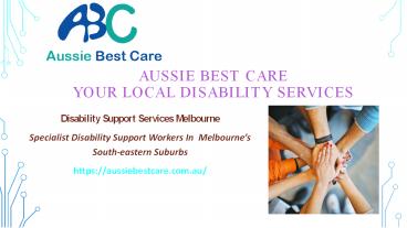 Best Disability Service Melbourne