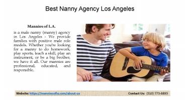 Nannies Los Angeles