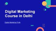 Digital Marketing Course in Delhi