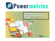 First timers guide on SEO dashboard data studio