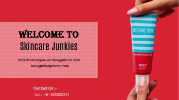 Skin Care Products For Women