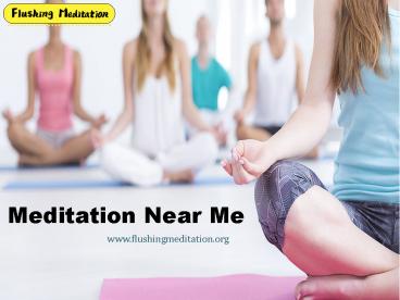 Meditation near me