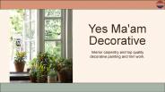 Yes Ma'am Decorative