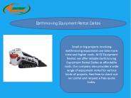 Earthmoving Equipment Rental Dallas