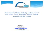 Radar Security Market