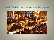 Best Christmas markets in Budapest