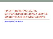 Finest Thumbtack Clone Software for Building a Service Marketplace Business Website