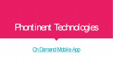 Phontinent Technologies