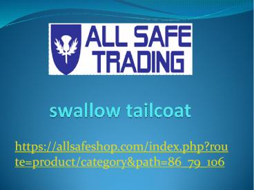 swallowtailcoat