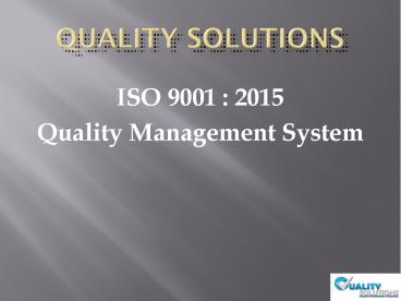 ISO 9001 Consultancy service (1)