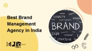 Best Brand Management Agency in India