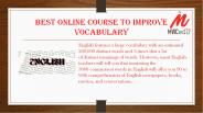 Free online Course to mprove Vocabulary (1)