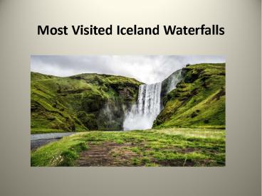 Most Visited Iceland Waterfalls
