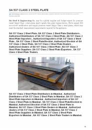 SA 537 Class 2 Plate Stockist