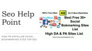 High PR Dofollow Social Bookmarking Sites for SEO