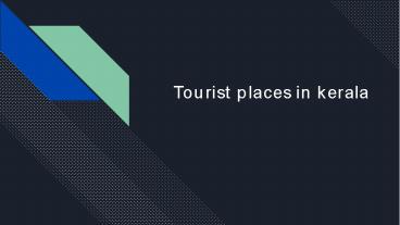 tourist places in kerala