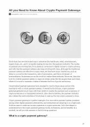 Crypto Payment Gateway