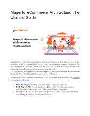 Magento eCommerce Architecture: The Ultimate Guide