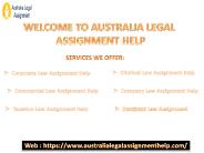 AUSTRALIA LEGAL ASSIGNMENT HELP