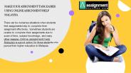 Online Assignment Help Malaysia at the Best Price