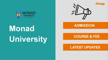 Monad University - [MONAD], Kastla