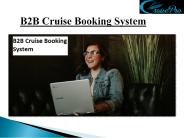 B2B Cruise Booking System
