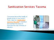 Sanitization Services Tacoma