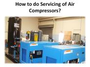 Provide basic air compressor maintenance tips