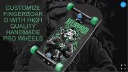 Customize Fingerboard With Highe Quality Handmade Pro Wheels