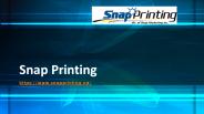 Printing Services And Products Kelowna