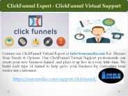 ClickFunnel Expert - ClickFunnel Virtual Support