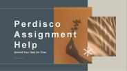 Perdisco Assignment Help Online Service