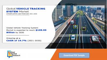 Vehicle Tracking System Market Worth $109.95 Billion by 2030