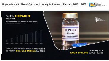 Heparin Market Overview for 2022