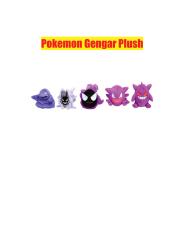 Pokemon Gengar Plush