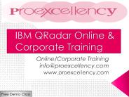 Proexcellency provides IBM QRadar online training.