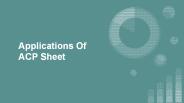 Application of ACP Sheet