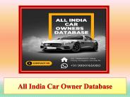 All India Car Owner Database