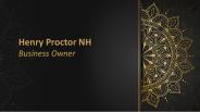 Henry Proctor NH | Business Owner
