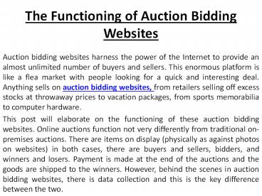 Article Charity Auctions Today Auction Bidding Websites