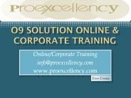 o9 solution online training