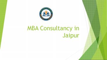 MBA Consultancy in Jaipur